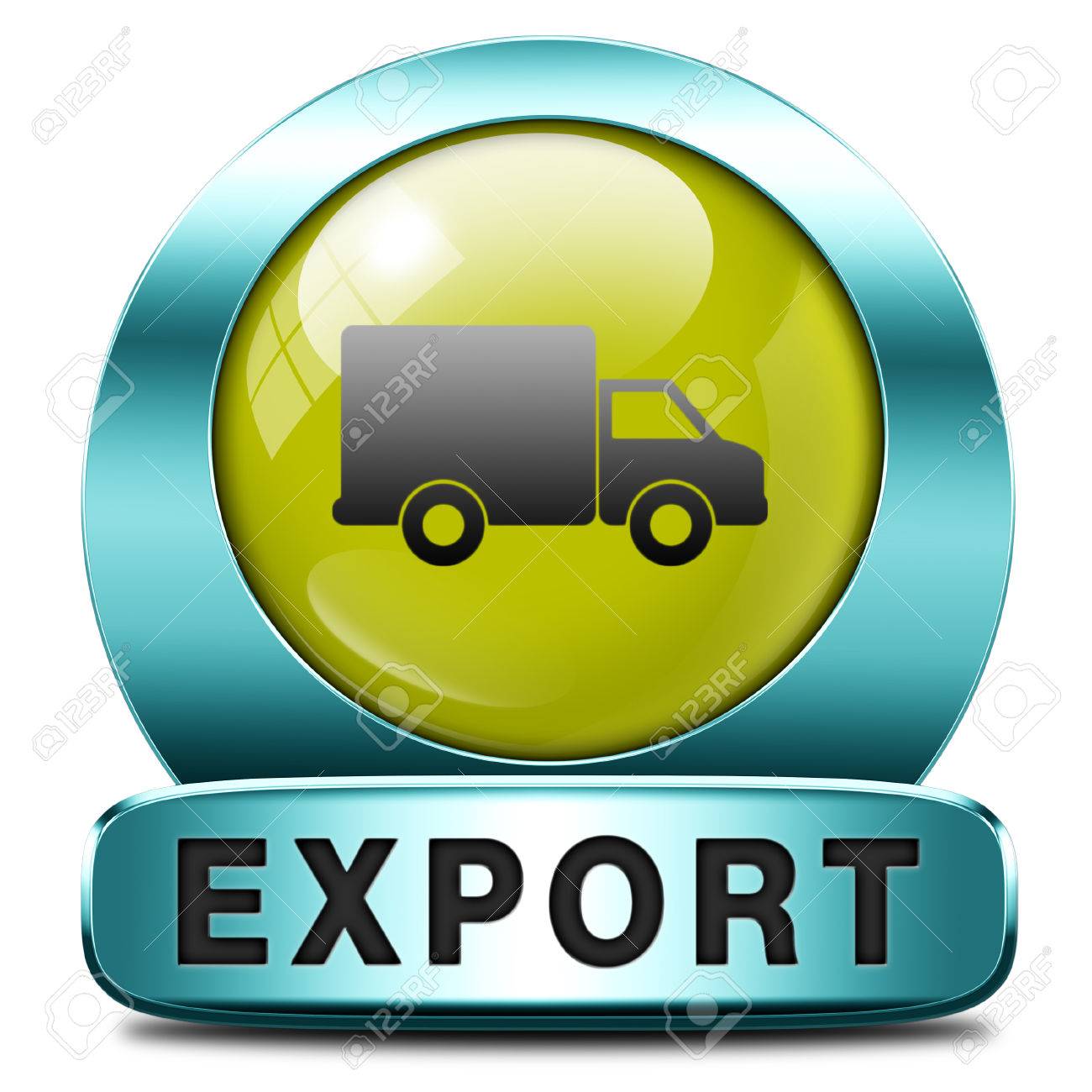 export icon international trade logistics freight transportation world economy exportation of products